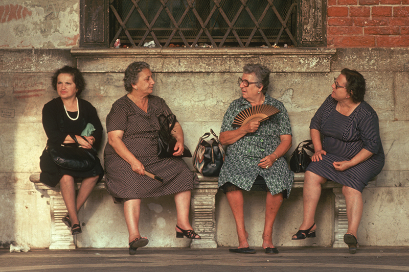 イタリアのノンナ（おばあちゃん）たちは福々しい（写真／ゲッティ イメージズ）