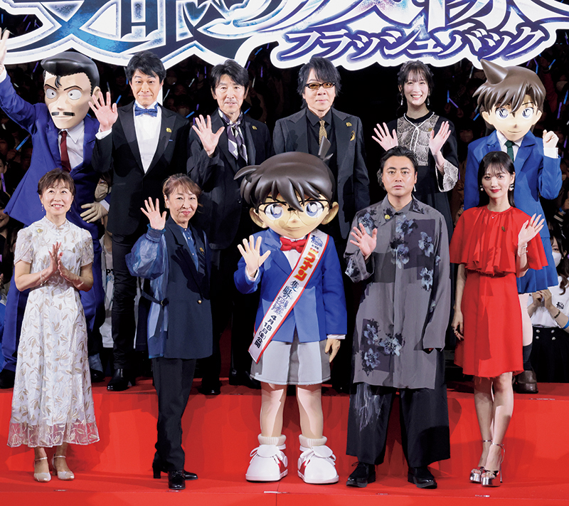 ゲスト声優の山田孝之、山下美月が声優陣とともに登場