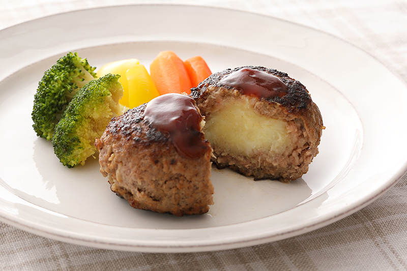 「ポテトインハンバーグ」