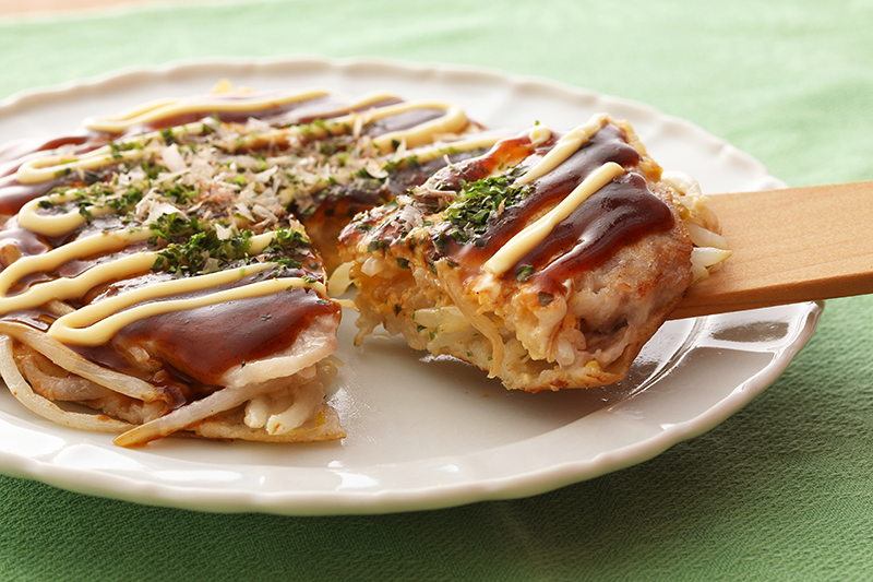 「もやしのお好み焼き」