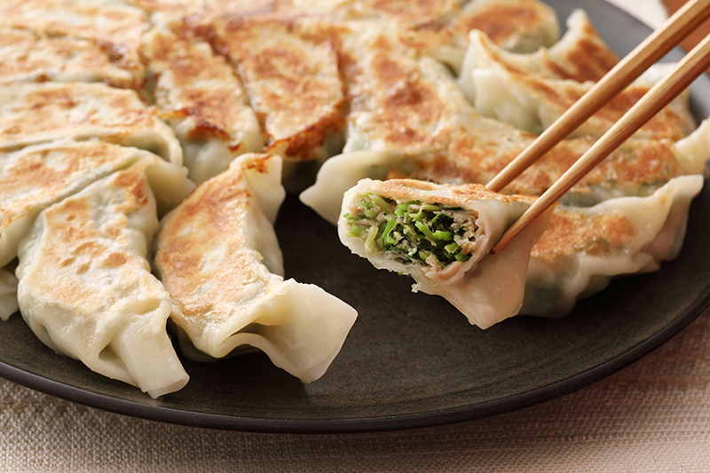 「豆苗餃子」