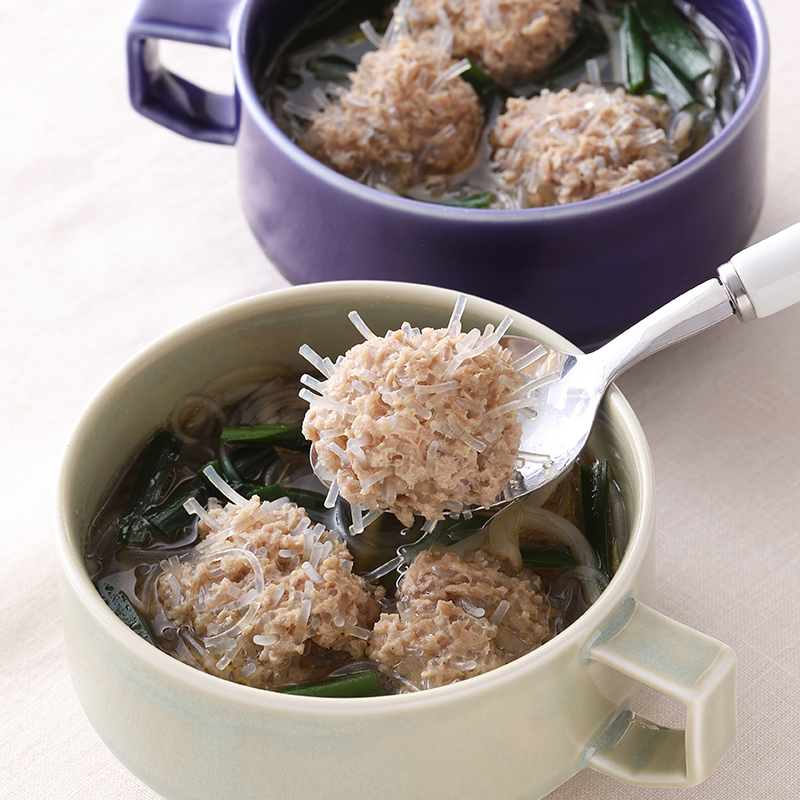 「はるさめ肉だんごスープ」