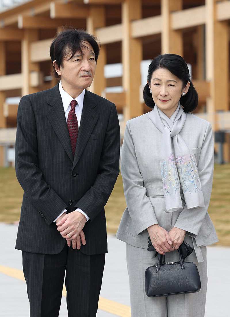 眞子さんの体調を憂慮されているという（2025年3月、大阪府・大阪市。撮影／JMPA）