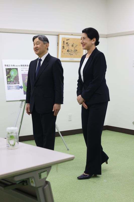 硫黄島の訪問にて（2025年4月、写真／JMPA）