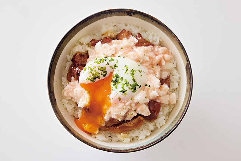 「焼鳥明太たたきとろろ丼」