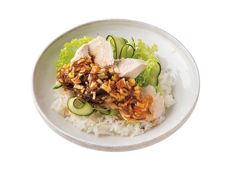 「よだれ鶏丼」