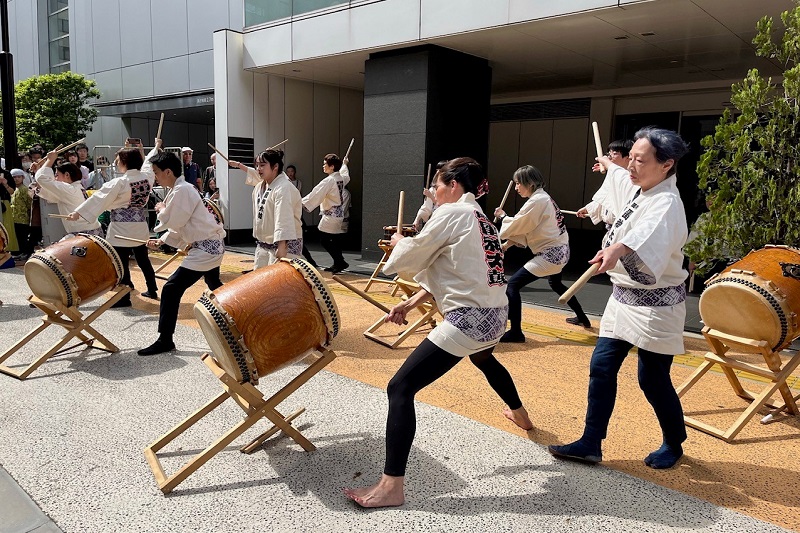 太鼓の音がワクワクさせる！