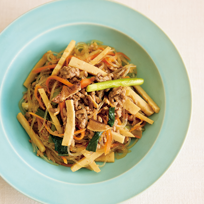 「はるさめのサンラータン風混ぜ麺」