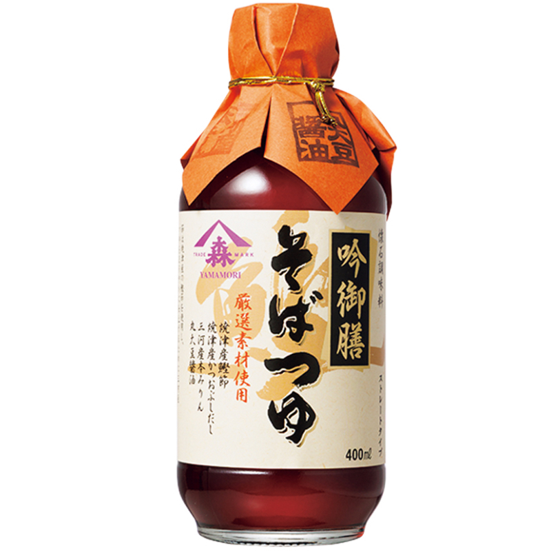 ヤマモリ「吟御膳 そばつゆ」（400ml 518円）