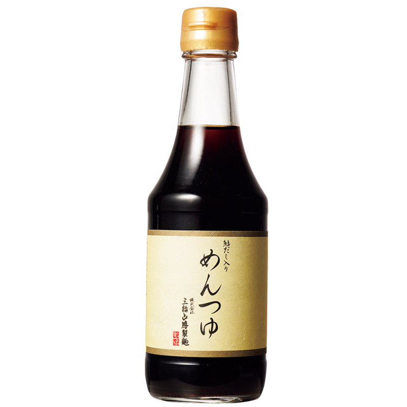 三輪山勝製麺「鮎だし入りめんつゆ」（300ml 756円）