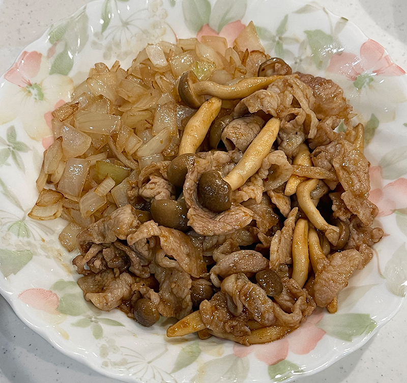 きのこ焼き肉丼