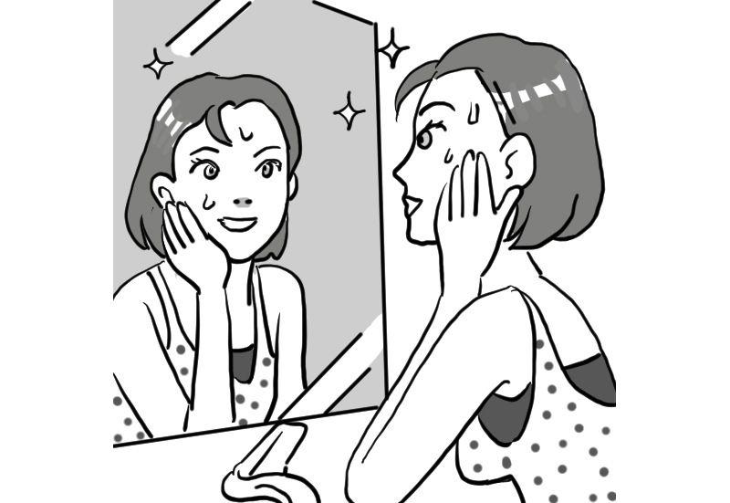 肌が保湿され、バリア機能アップ