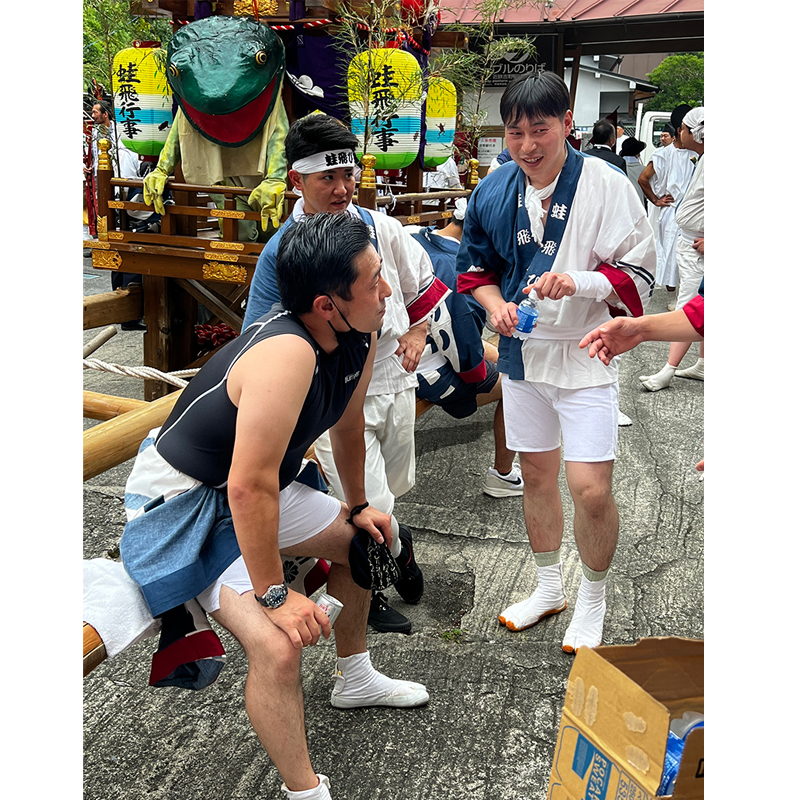 祭りの手伝いは1〜2泊の短期が多く、募集開始後すぐ枠が埋まる（写真提供：SAGOJO）
