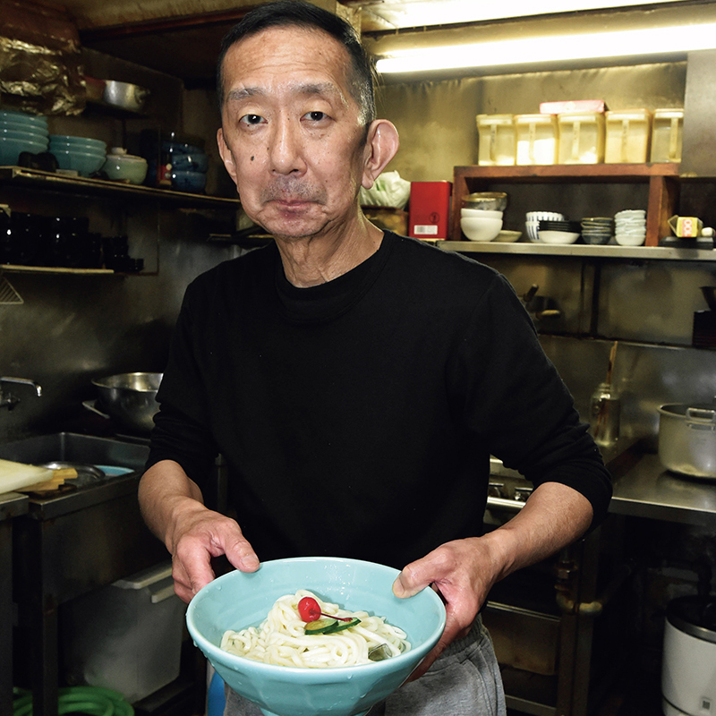 山下裕二さん「天かすがカリッとアクセントになります」