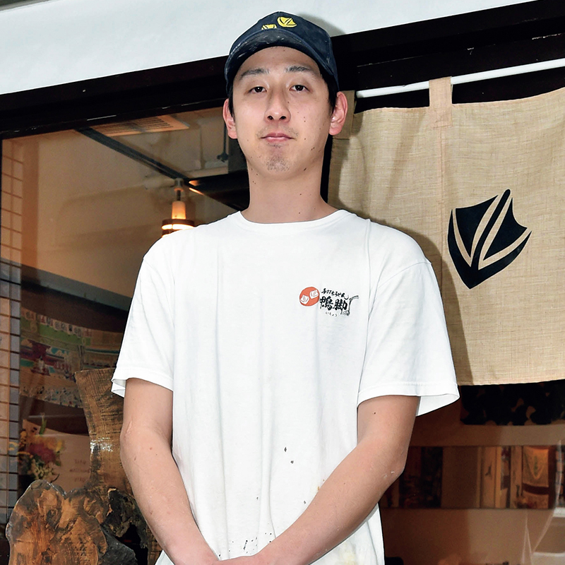 店長・河村廉喜さん「うどんは注文後にゆであげます」