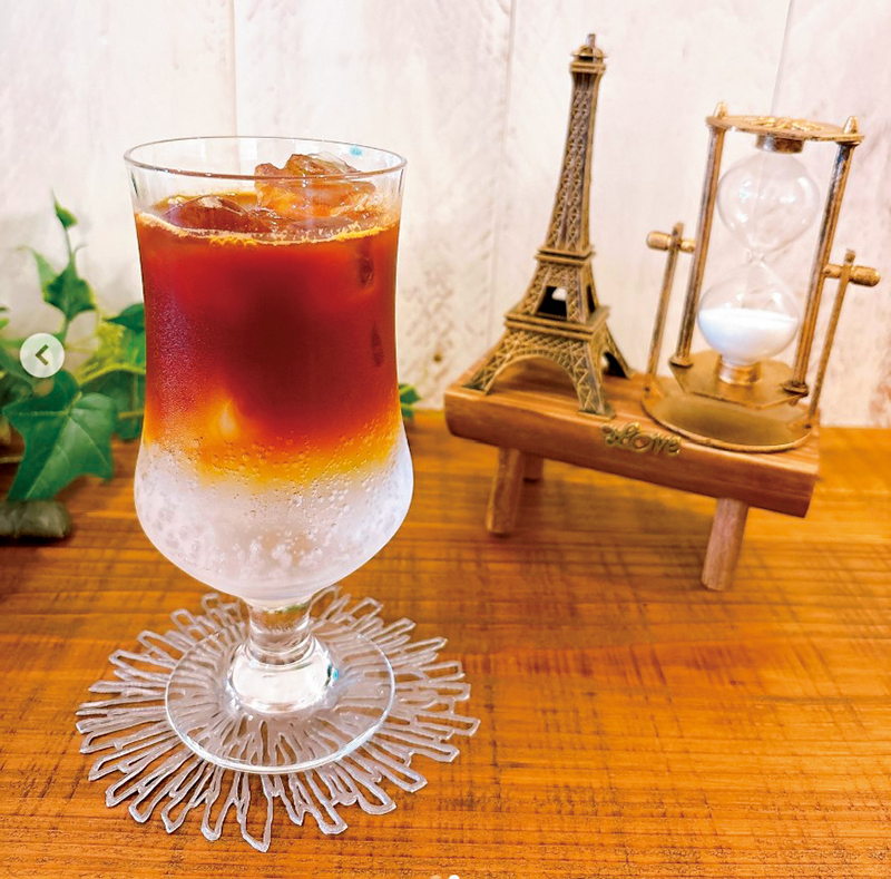 「カフェソラナ」のレッドエスプレッソソニック