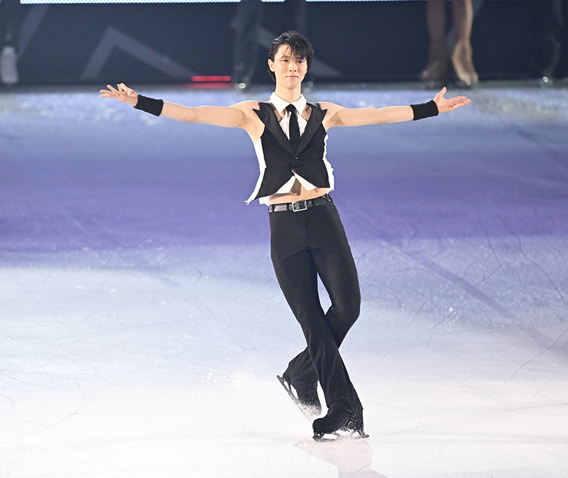 アイスショーでの羽生結弦（写真／アフロ）
