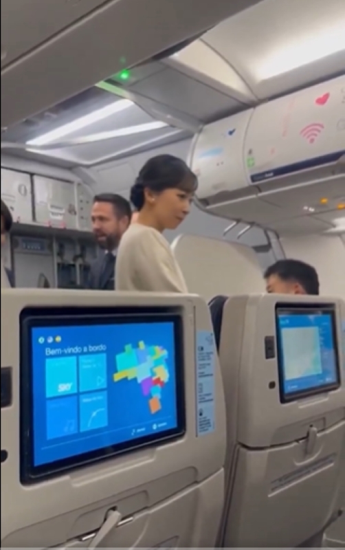 佳子さまのご様子が投稿された動画（Xより）
