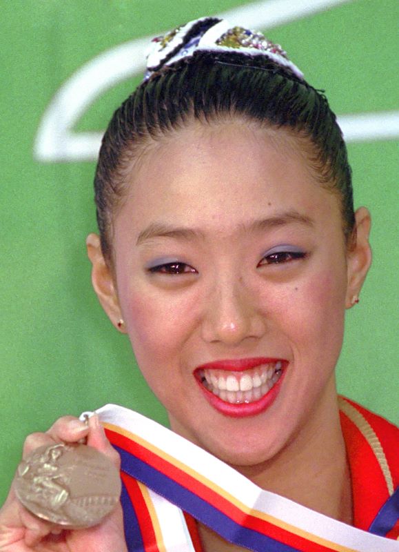 ソウル五輪で銅メダルを獲得した小谷。（写真／共同通信）