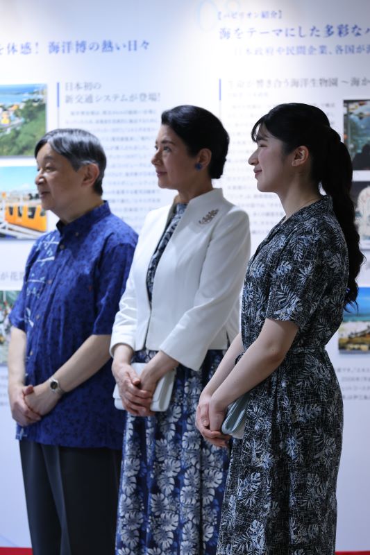 統一感のあるコーディネートだった。（写真／JMPA）