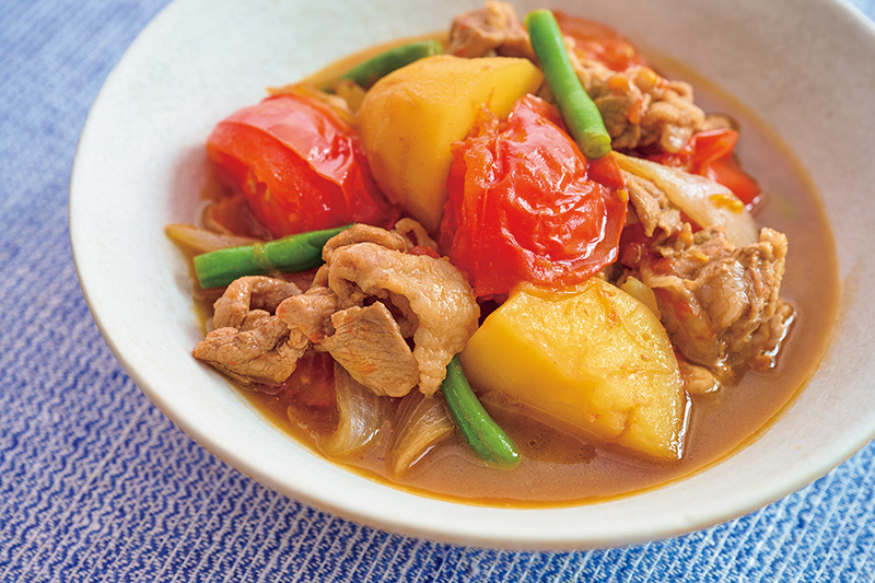 「トマト肉じゃが」
