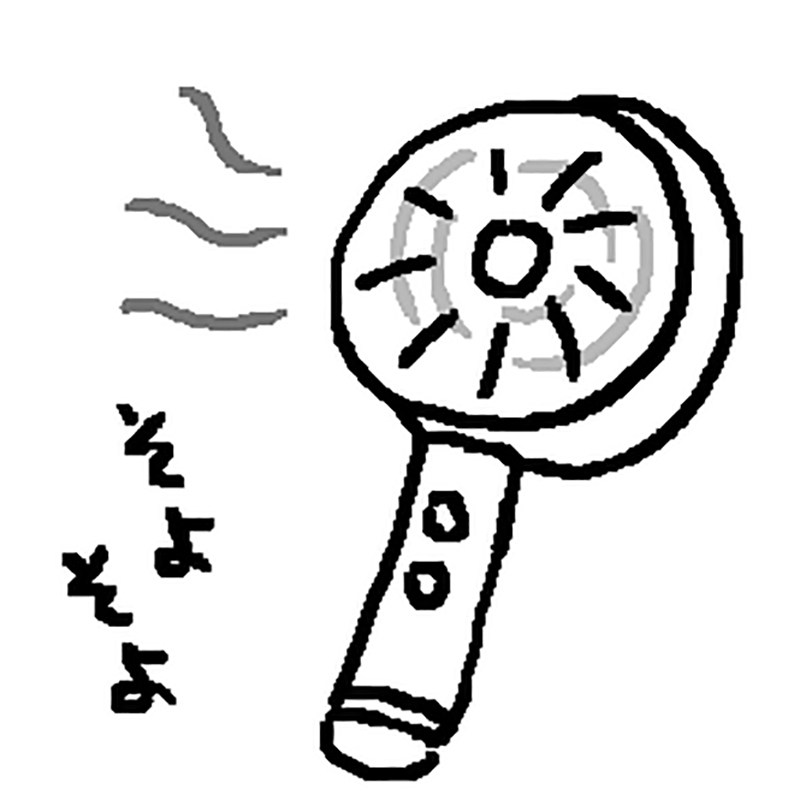 ハンディー扇風機
