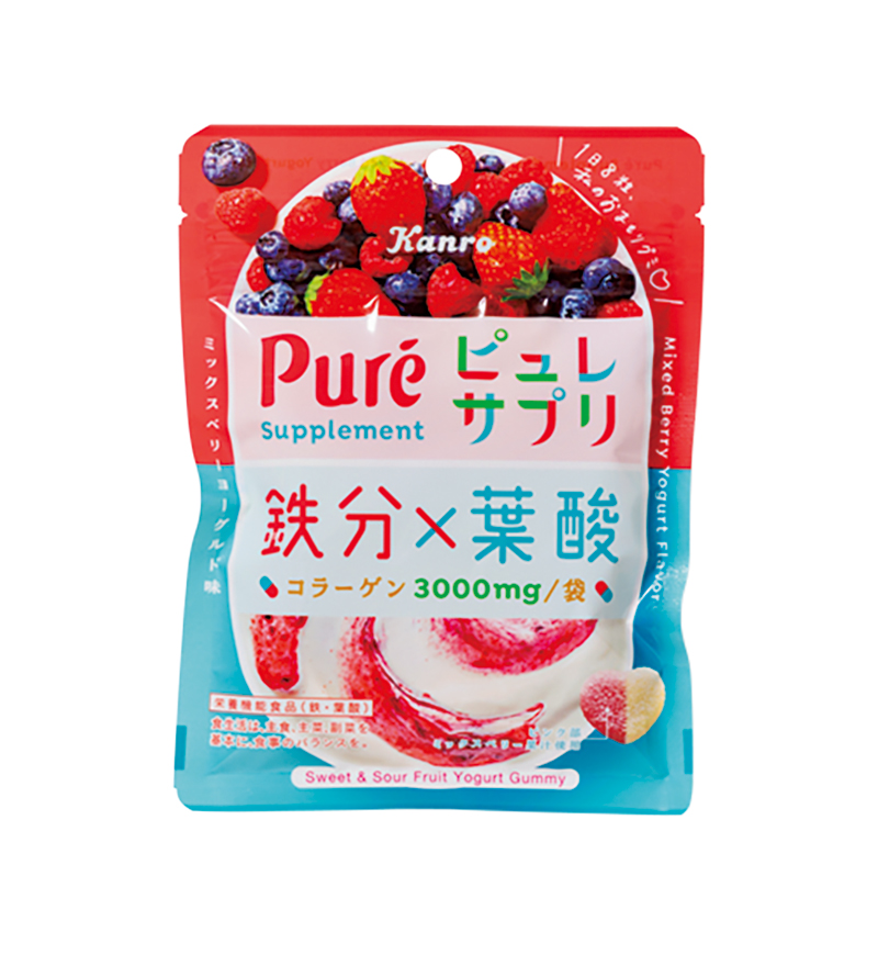 「ピュレサプリ　鉄分×葉酸」（カンロ）
