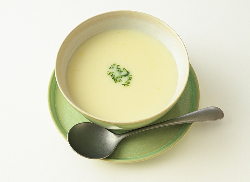 「にんにくの冷製スープ」