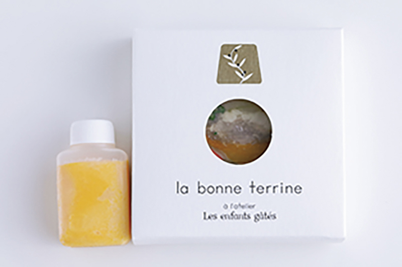 la bonne terrine「元気野菜のテリーヌサフランクリームソース付き」