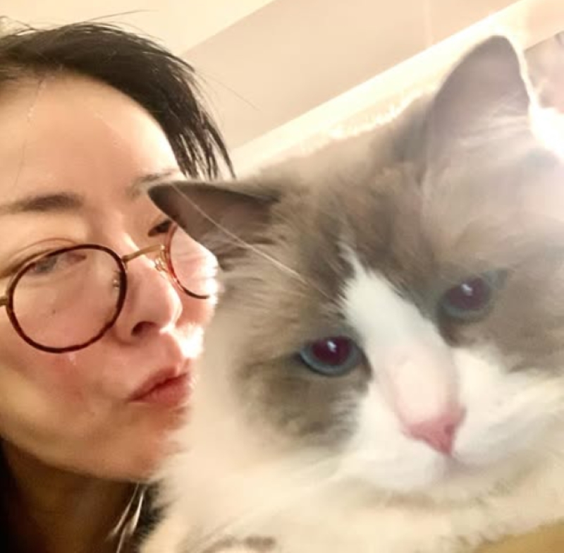 遠野は愛猫を「我が子」と表現（インスタグラムより）
