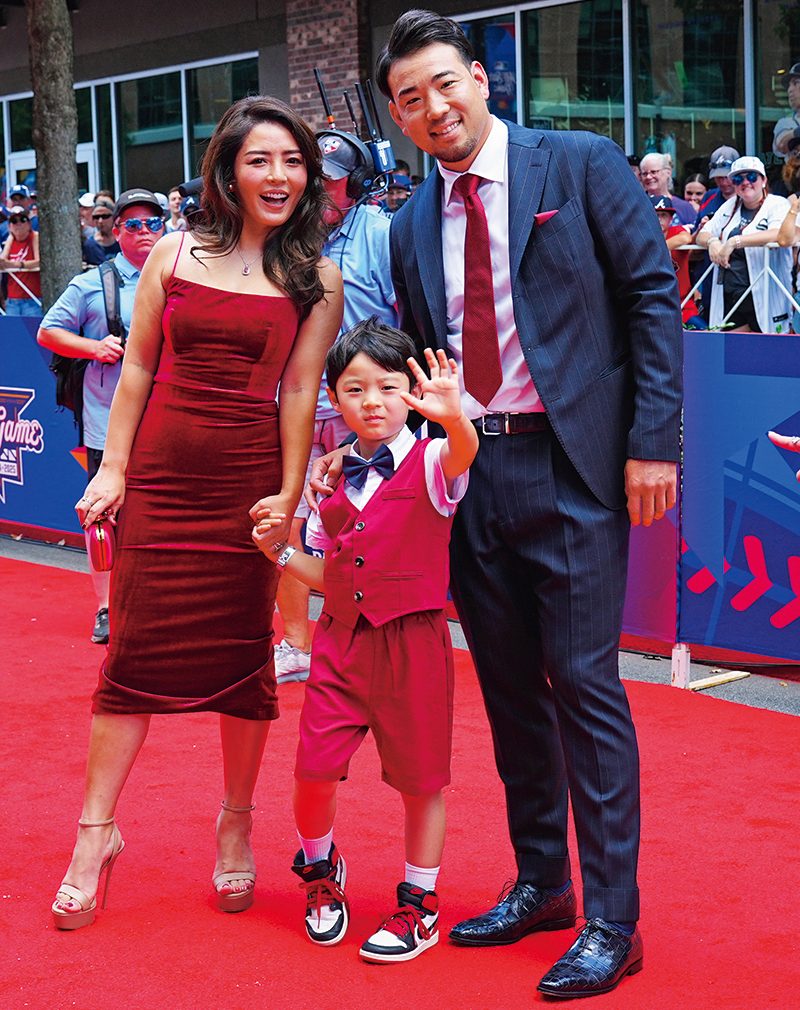 菊池雄星投手＆瑠美夫人（写真／アフロ）