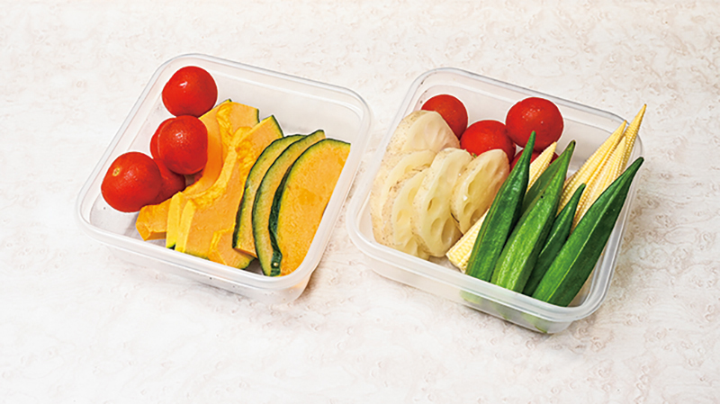 カットした野菜