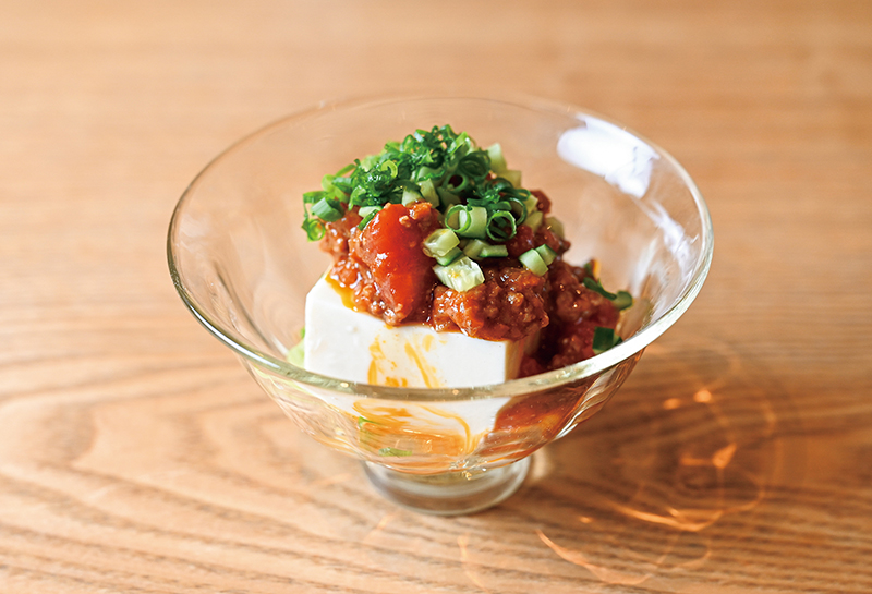 「カレー冷ややっこのレシピ」