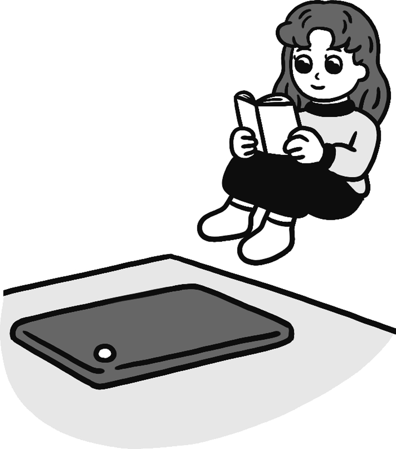 心が乱れているときはSNSから距離を置く（イラスト／オオノマサフミ）