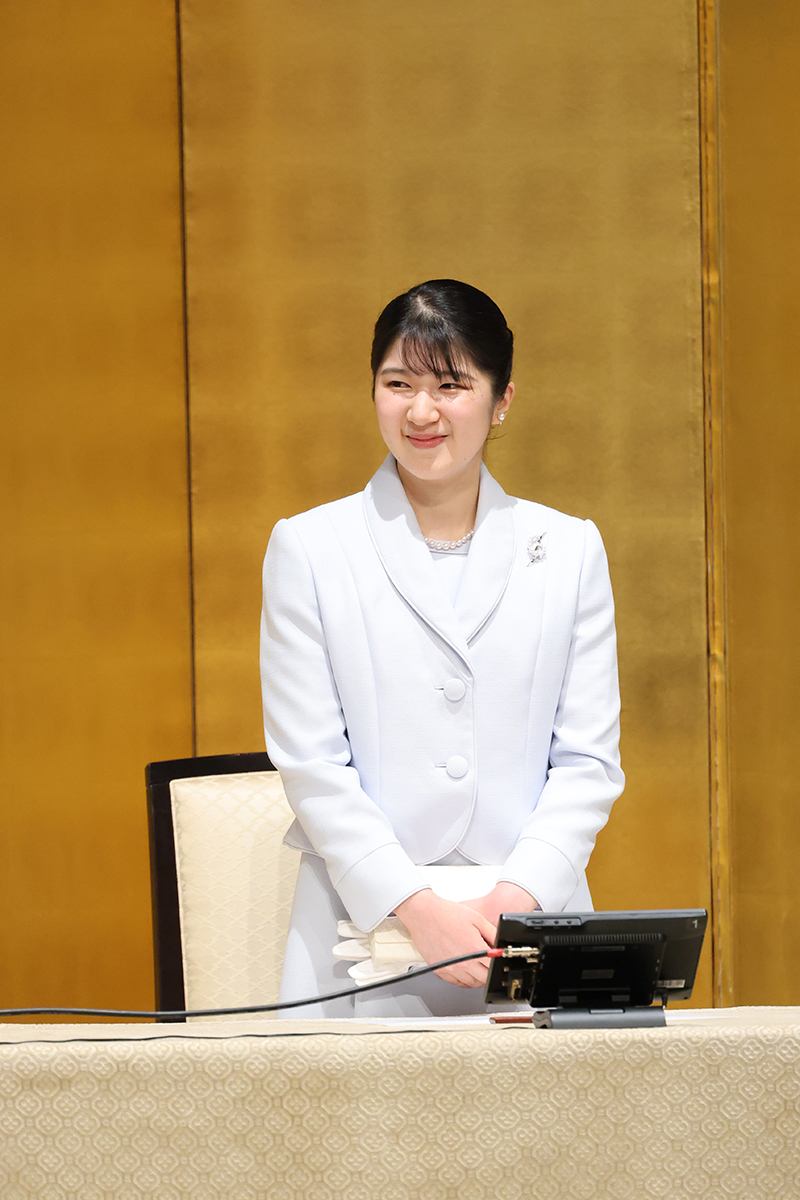 『防災推進国民大会』に皇族が出席されるのは、愛子さまが初めてとなる（2025年5月、東京・新宿区。撮影／JMPA）