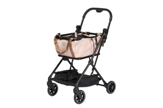 ベビー用品メーカー「コンビ」からショッピングカートが登場　ベビーカー開発で培ったノウハウを活用　軽量で持ち運び簡単、クッション性が高くブレーキも搭載 