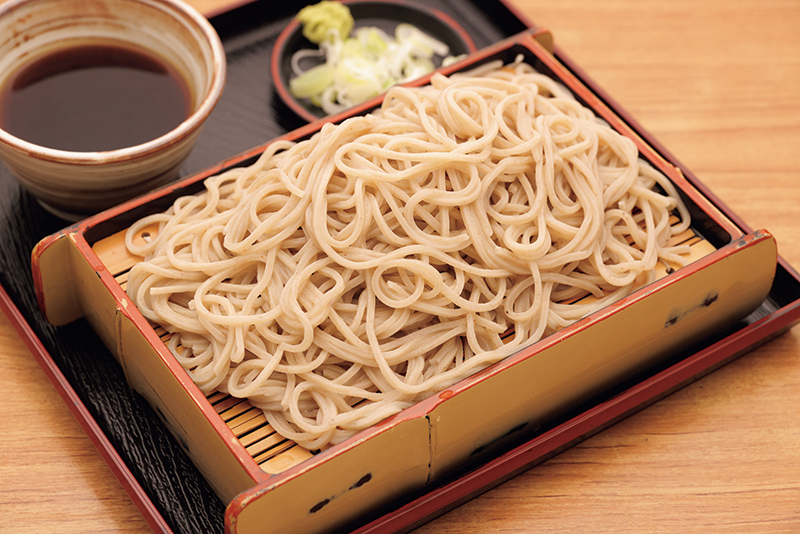 もり（600円）。昔よりもそば粉の割合を増やし、味わい豊かに