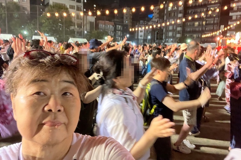 中央区大江戸まつり盆踊り大会に参加してきたオバ記者