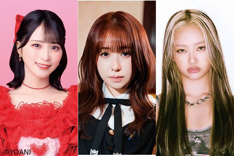 ＝LOVE・佐々木舞香、ME:I・MOMONA、HANA・YURI