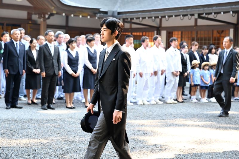 凜々しい横顔。（2025年9月、写真／三重県提供）