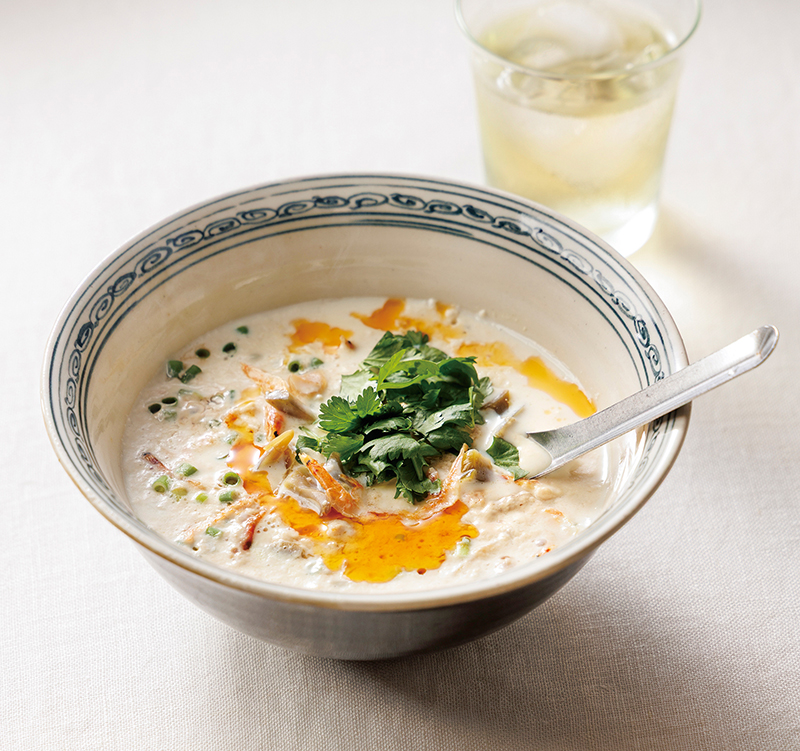 「台湾風豆乳スープ」