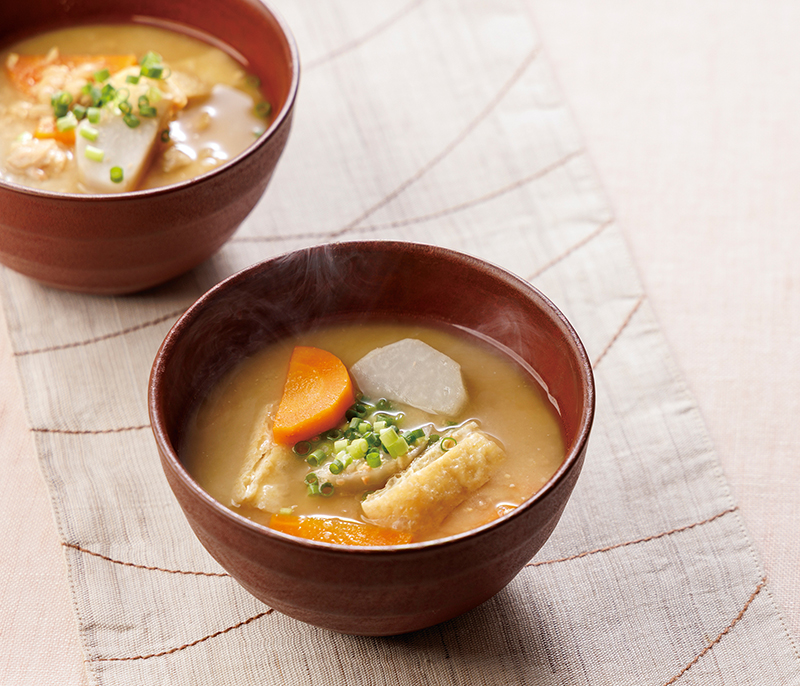 「根菜の呉汁風」