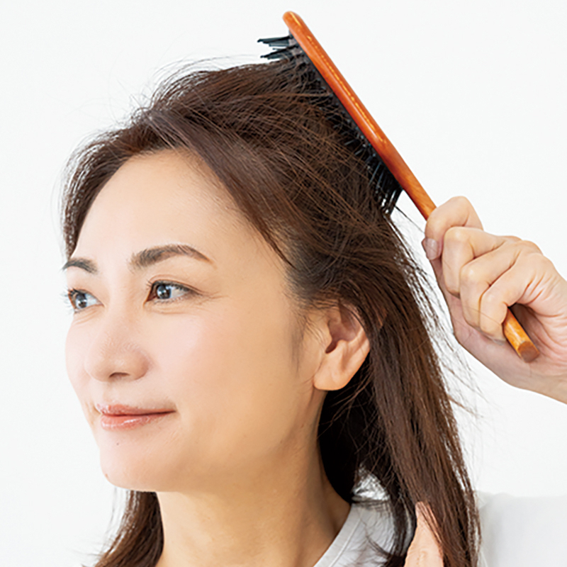 ブラッシングも頭皮に好影響