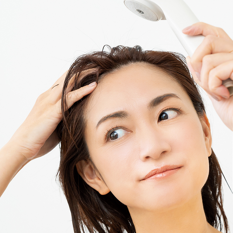 カラー後は予洗いのみにすると脱色を防ぎカラー回数が減！（余慶さん）