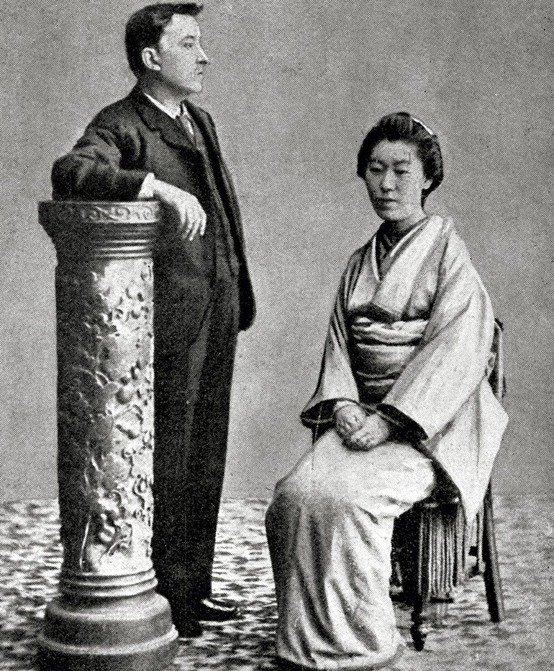 小泉八雲とセツのツーショット