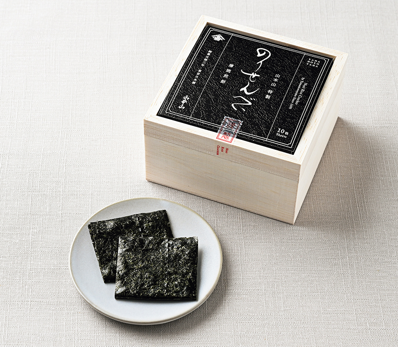 「山本山」の「のりせんべい 3個セット」