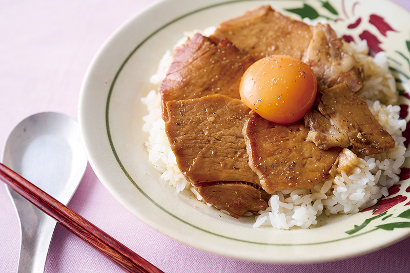 「即席チャーシュー丼」