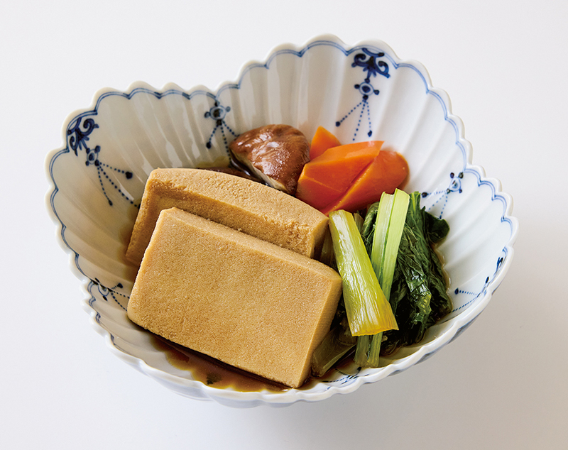 「高野豆腐のレンジ含め煮」