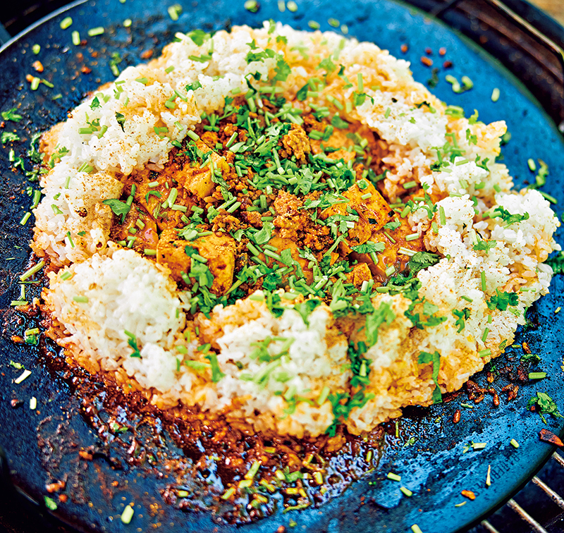 「焼き麻婆豆腐」