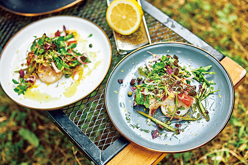 「帆立のカルパッチョ」